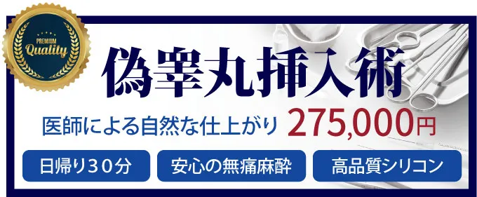 偽睾丸挿入術